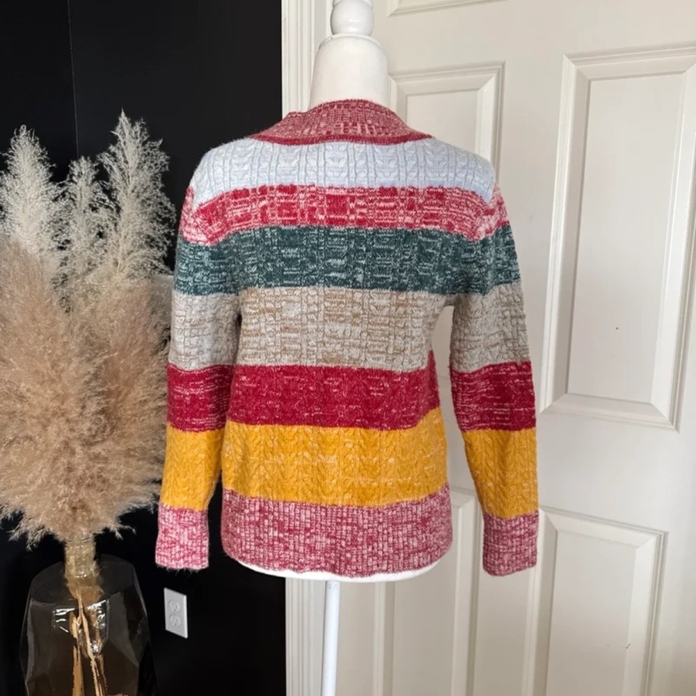 GLAMOROUS DARK RED MULTI MELANGE CARDIGAN
Size US 8 - Picture 9 of 12